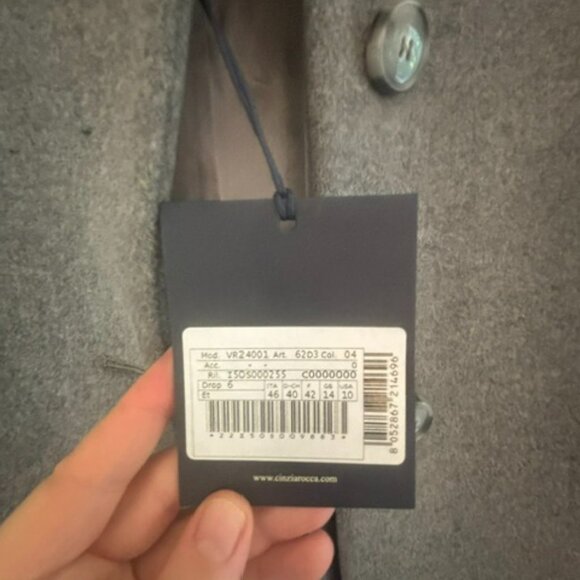 NWT Sz 10 Cinzia Rocca Icons Wool Cashmere Blend Coat - Picture 4 of 11